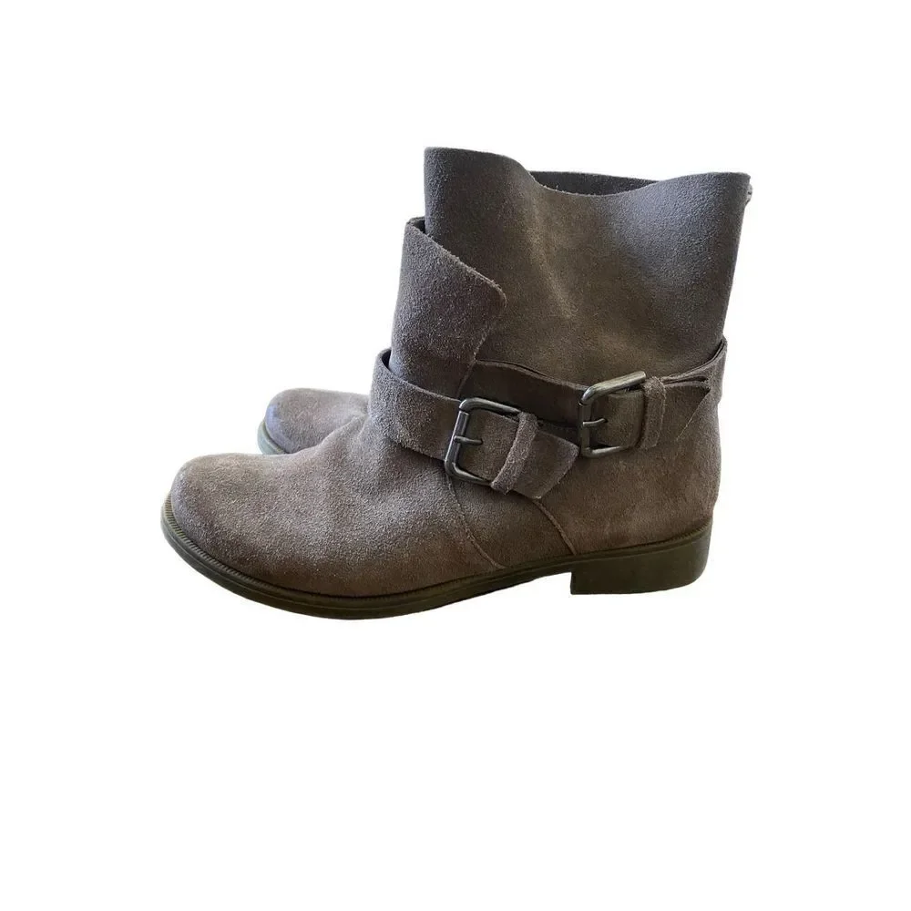 Kenneth Cole Reaction Leather Suede Booties
